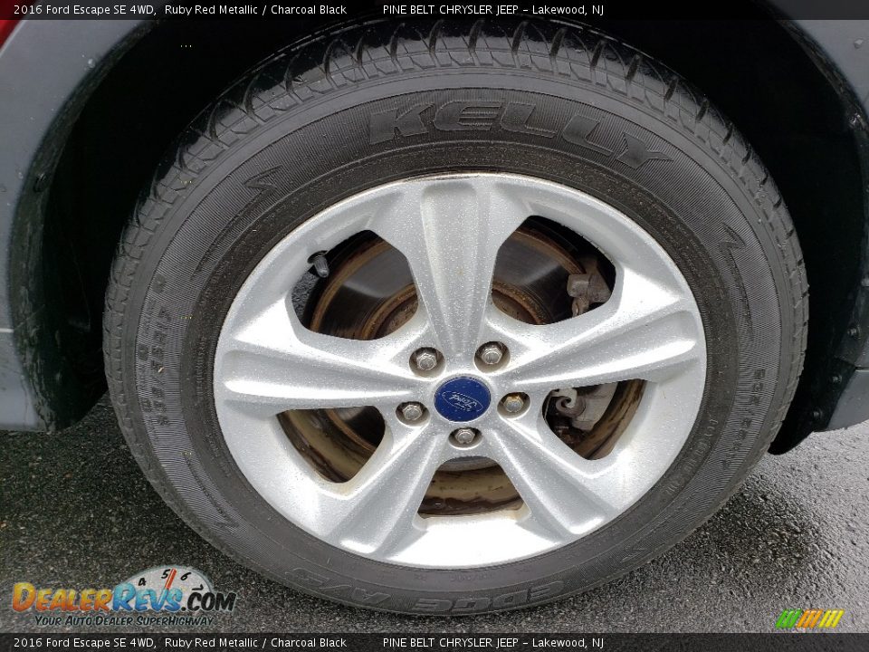 2016 Ford Escape SE 4WD Ruby Red Metallic / Charcoal Black Photo #22