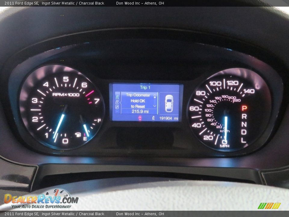 2011 Ford Edge SE Ingot Silver Metallic / Charcoal Black Photo #28
