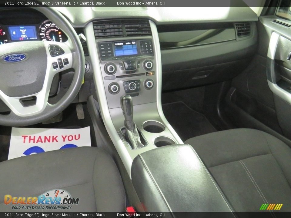 2011 Ford Edge SE Ingot Silver Metallic / Charcoal Black Photo #31