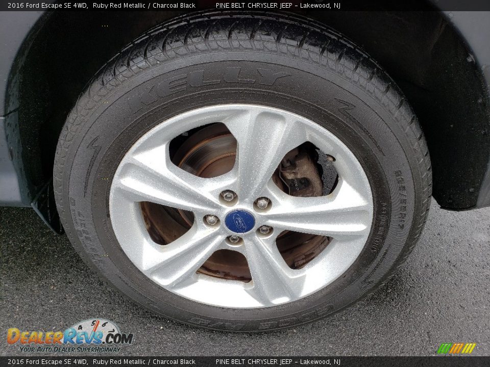 2016 Ford Escape SE 4WD Ruby Red Metallic / Charcoal Black Photo #29