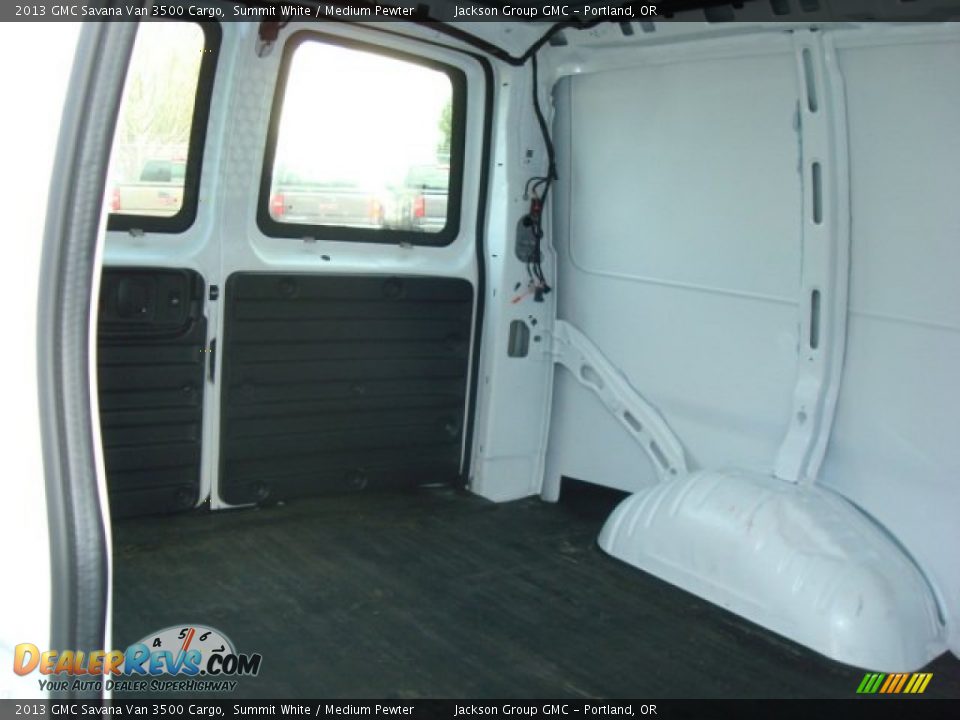 2013 GMC Savana Van 3500 Cargo Summit White / Medium Pewter Photo #4