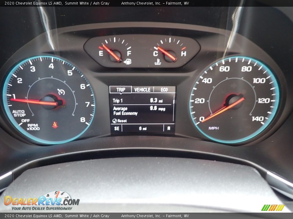 2020 Chevrolet Equinox LS AWD Summit White / Ash Gray Photo #19