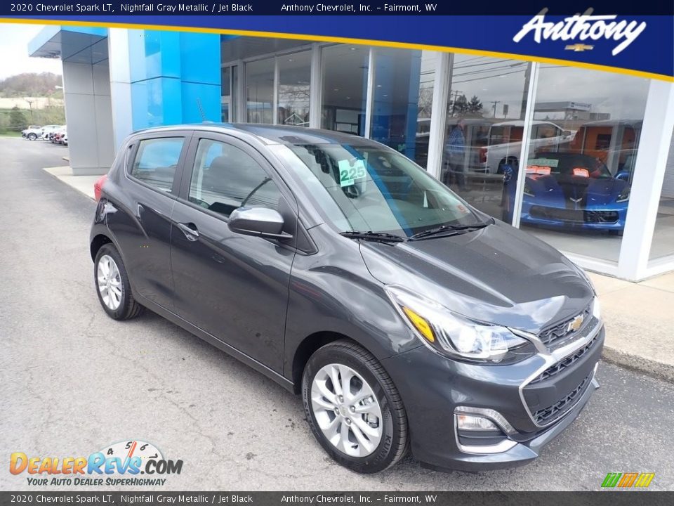 2020 Chevrolet Spark LT Nightfall Gray Metallic / Jet Black Photo #1