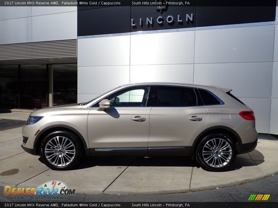 2017 Lincoln MKX Reserve AWD Palladium White Gold / Cappuccino Photo #2