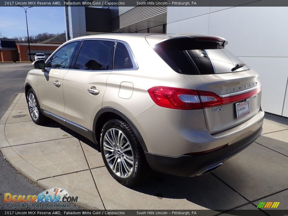 2017 Lincoln MKX Reserve AWD Palladium White Gold / Cappuccino Photo #3