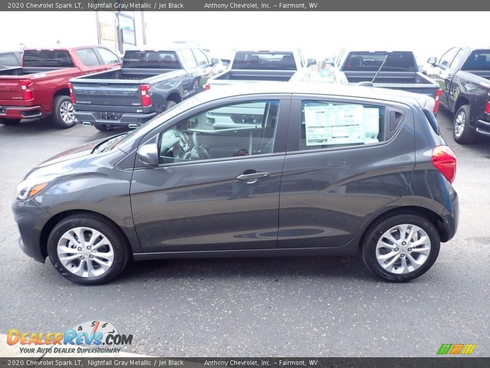 2020 Chevrolet Spark LT Nightfall Gray Metallic / Jet Black Photo #7