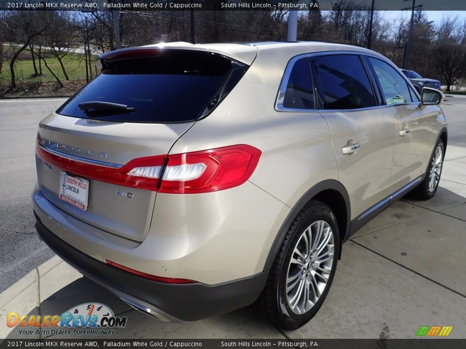 2017 Lincoln MKX Reserve AWD Palladium White Gold / Cappuccino Photo #6