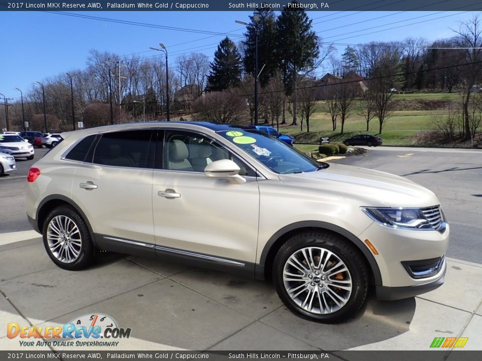 2017 Lincoln MKX Reserve AWD Palladium White Gold / Cappuccino Photo #7