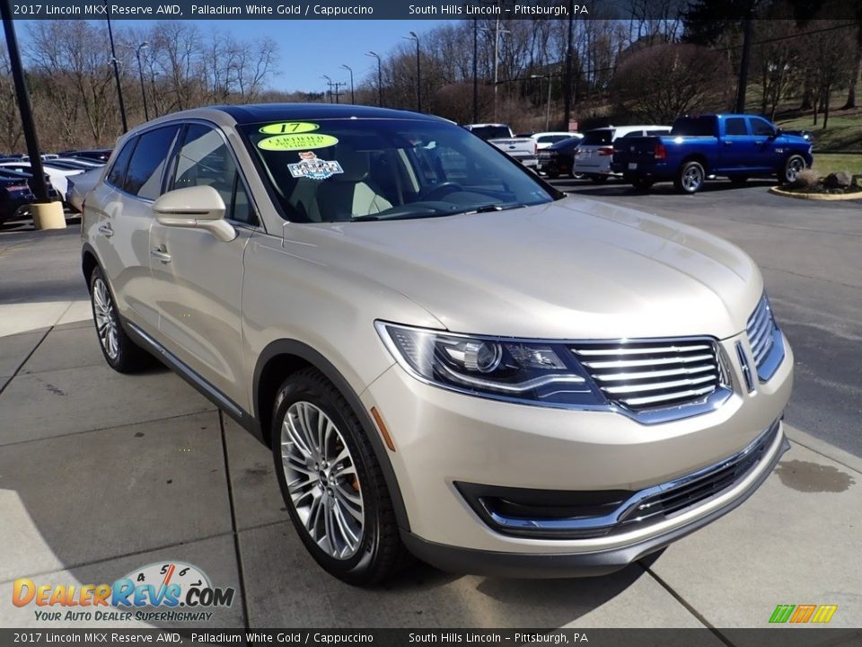 2017 Lincoln MKX Reserve AWD Palladium White Gold / Cappuccino Photo #8