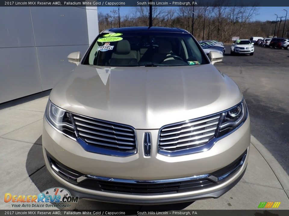 2017 Lincoln MKX Reserve AWD Palladium White Gold / Cappuccino Photo #9