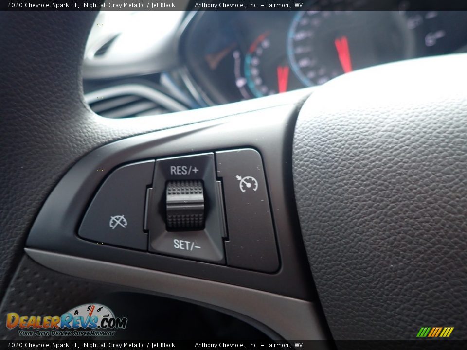 2020 Chevrolet Spark LT Nightfall Gray Metallic / Jet Black Photo #18