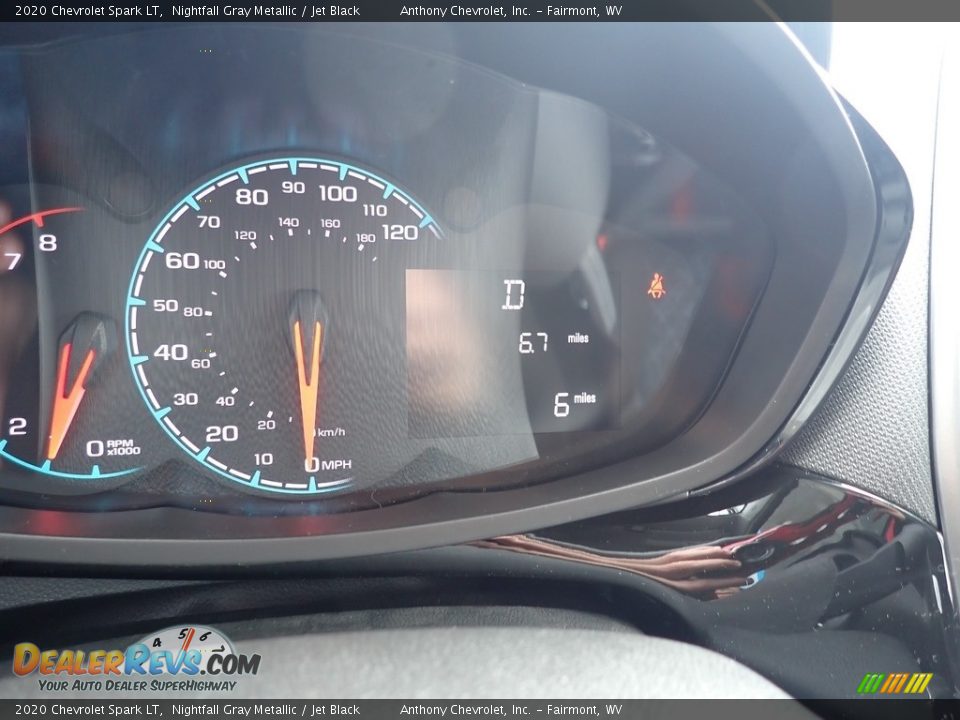 2020 Chevrolet Spark LT Nightfall Gray Metallic / Jet Black Photo #20