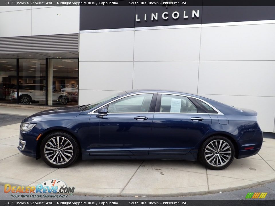 Midnight Sapphire Blue 2017 Lincoln MKZ Select AWD Photo #2