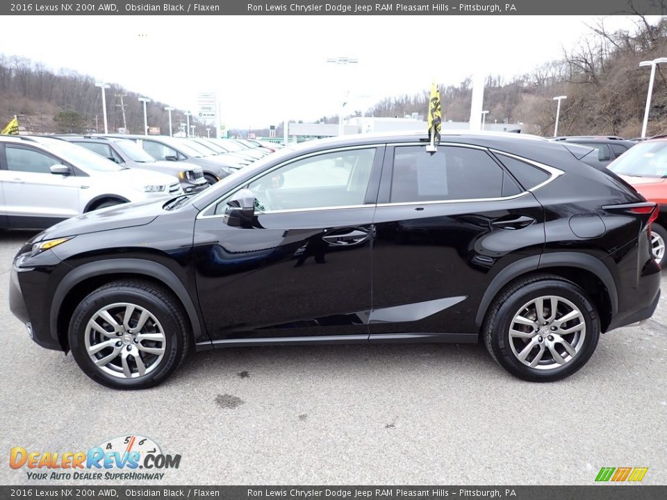 Obsidian Black 2016 Lexus NX 200t AWD Photo #2