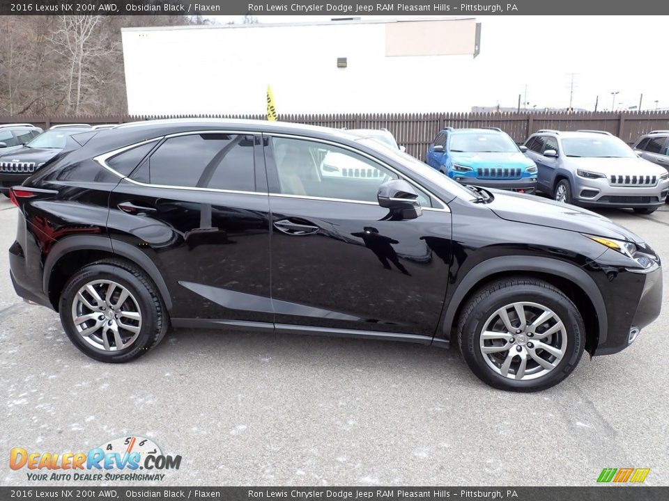 Obsidian Black 2016 Lexus NX 200t AWD Photo #7