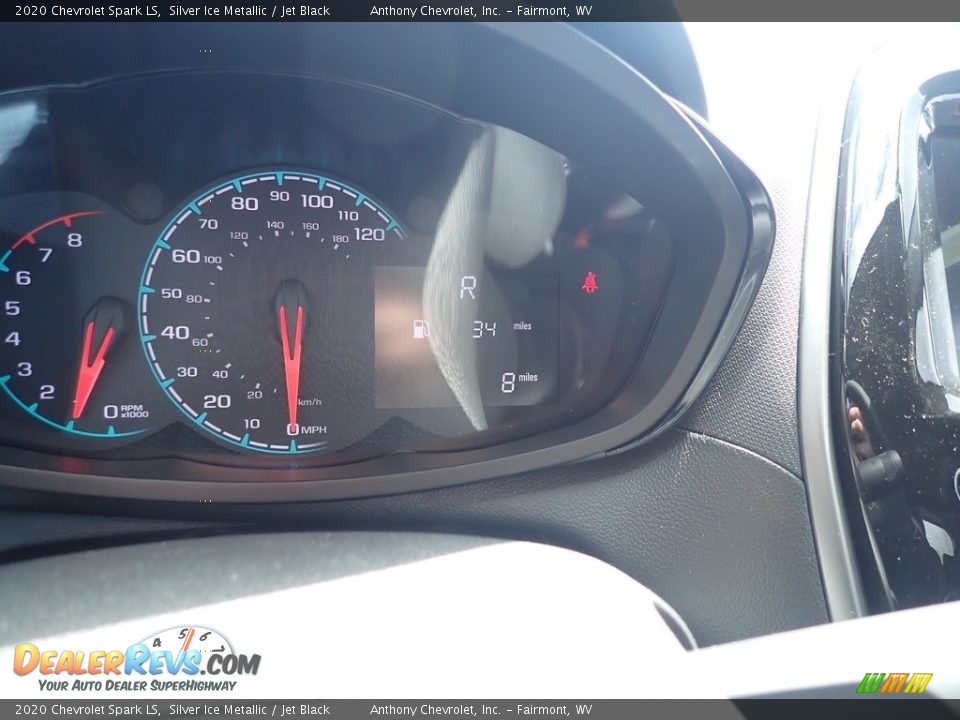 2020 Chevrolet Spark LS Silver Ice Metallic / Jet Black Photo #18