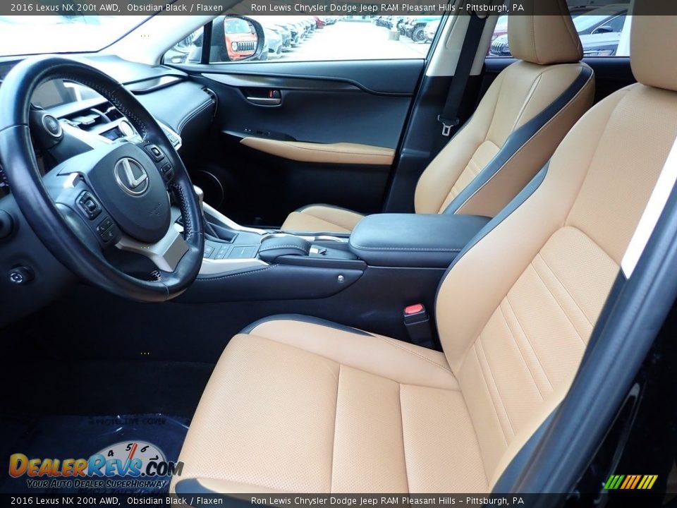 Flaxen Interior - 2016 Lexus NX 200t AWD Photo #11