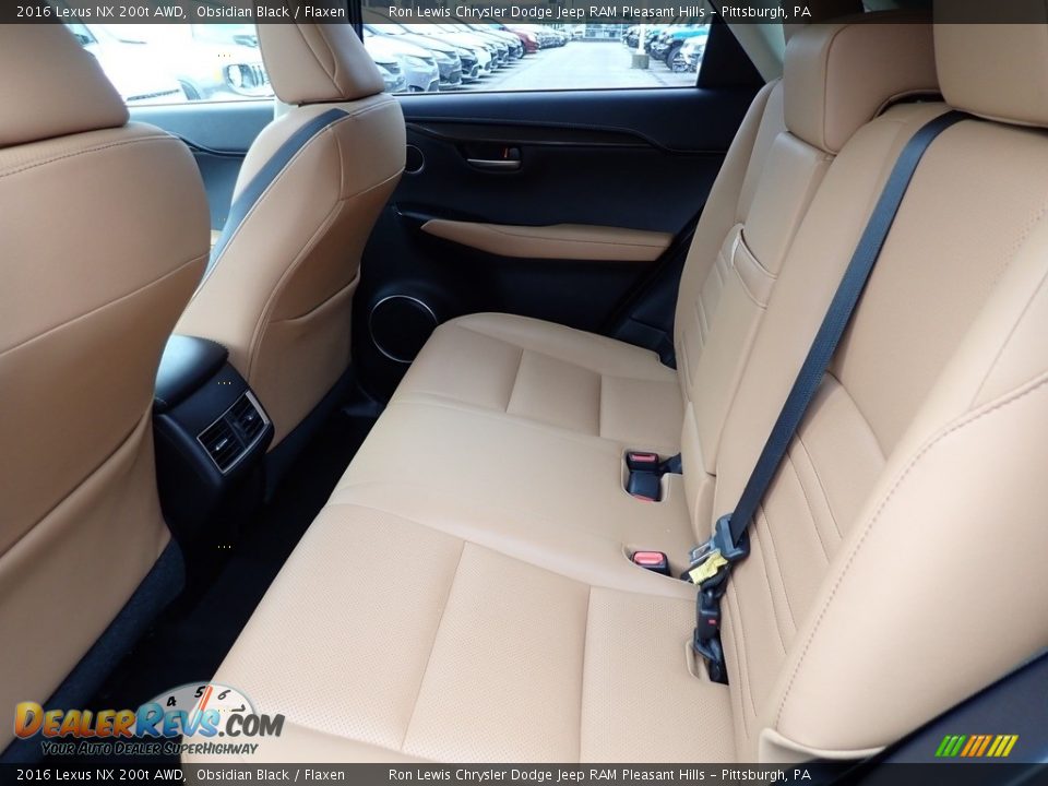 Rear Seat of 2016 Lexus NX 200t AWD Photo #12