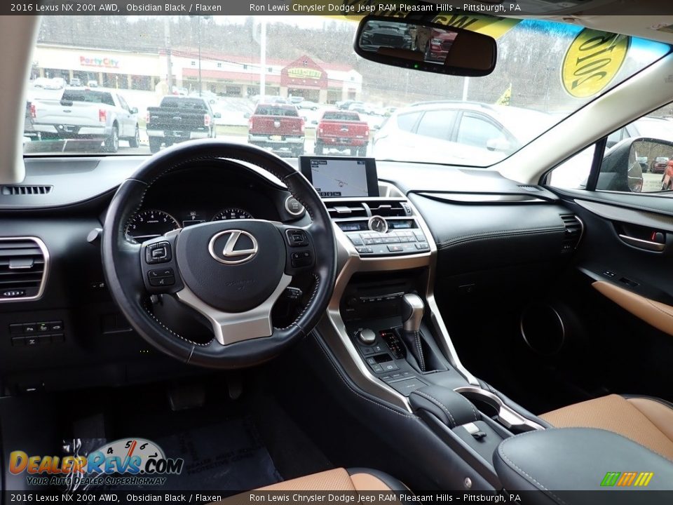 Flaxen Interior - 2016 Lexus NX 200t AWD Photo #13