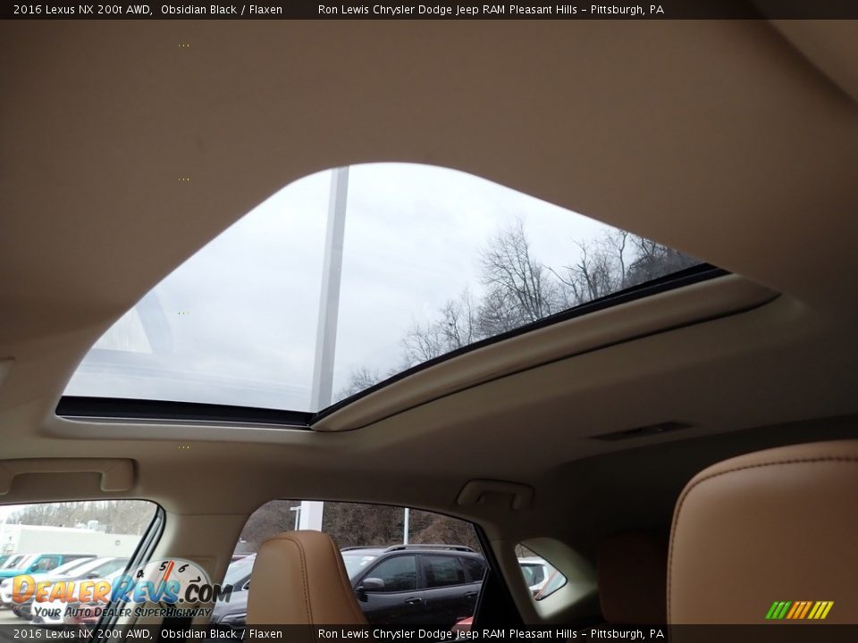 Sunroof of 2016 Lexus NX 200t AWD Photo #16