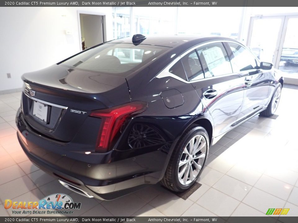 2020 Cadillac CT5 Premium Luxury AWD Dark Moon Metallic / Jet Black Photo #3