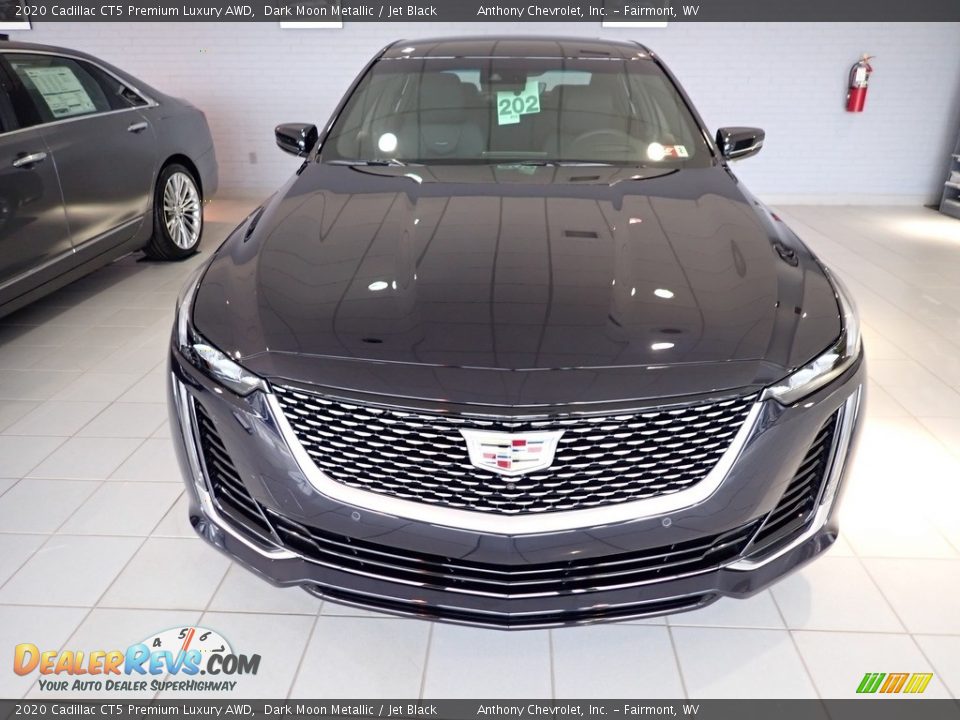 2020 Cadillac CT5 Premium Luxury AWD Dark Moon Metallic / Jet Black Photo #6