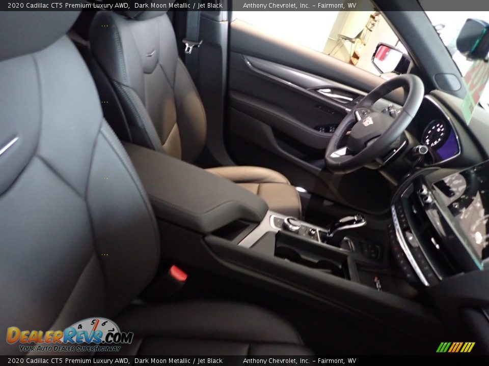 2020 Cadillac CT5 Premium Luxury AWD Dark Moon Metallic / Jet Black Photo #7