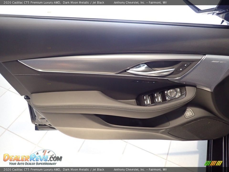 2020 Cadillac CT5 Premium Luxury AWD Dark Moon Metallic / Jet Black Photo #10