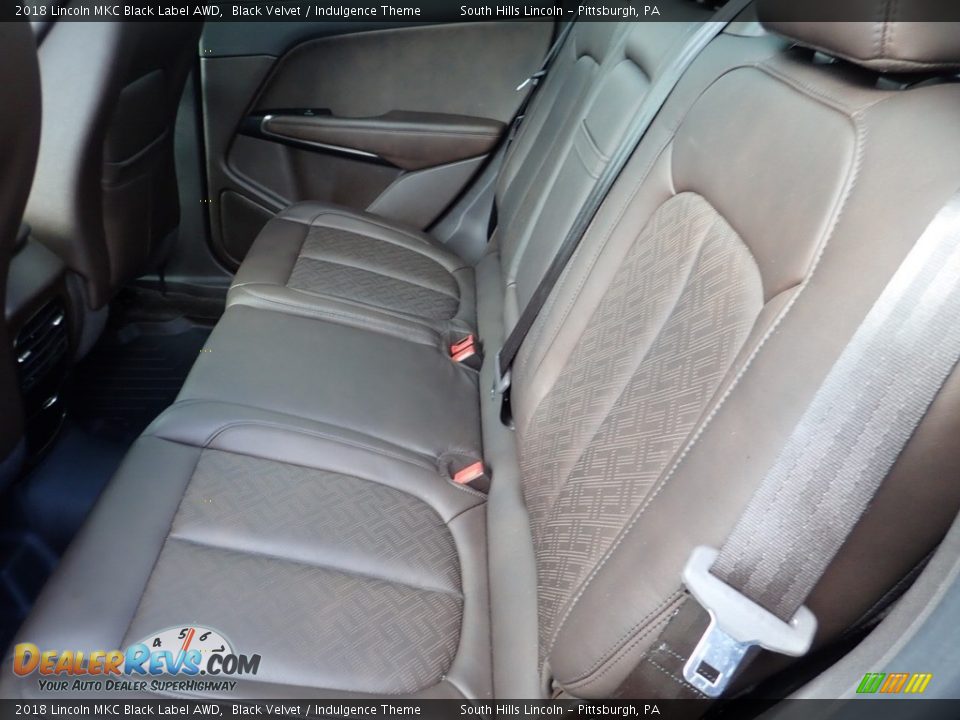 Rear Seat of 2018 Lincoln MKC Black Label AWD Photo #16