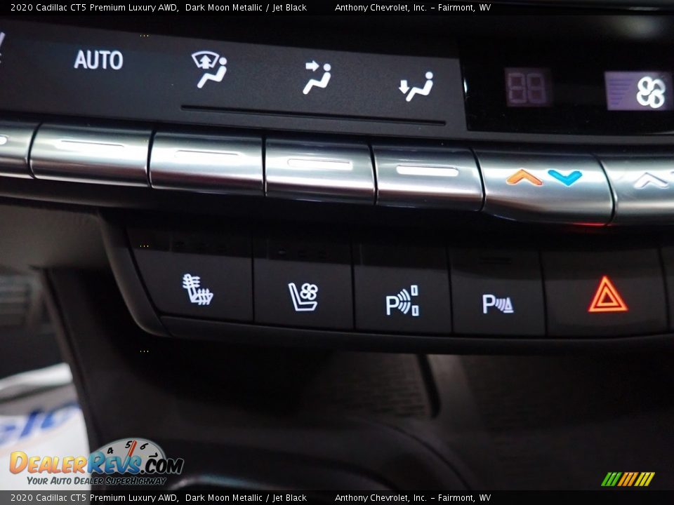 2020 Cadillac CT5 Premium Luxury AWD Dark Moon Metallic / Jet Black Photo #14