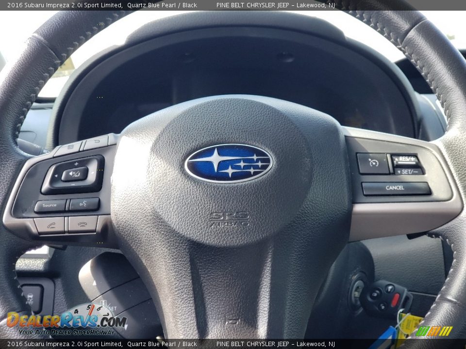 2016 Subaru Impreza 2.0i Sport Limited Steering Wheel Photo #9