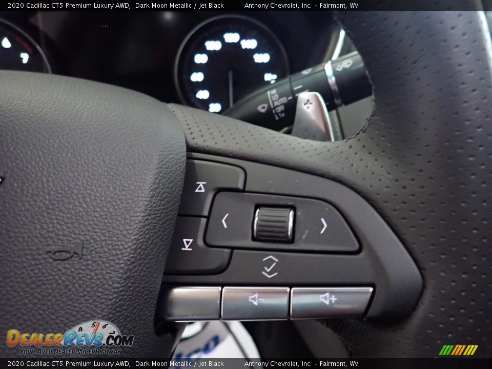 2020 Cadillac CT5 Premium Luxury AWD Dark Moon Metallic / Jet Black Photo #15