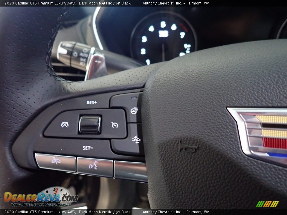 2020 Cadillac CT5 Premium Luxury AWD Dark Moon Metallic / Jet Black Photo #16