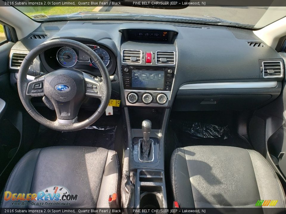 Black Interior - 2016 Subaru Impreza 2.0i Sport Limited Photo #12