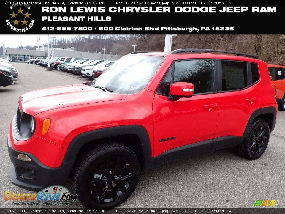 2018 Jeep Renegade Latitude 4x4 Colorado Red / Black Photo #1