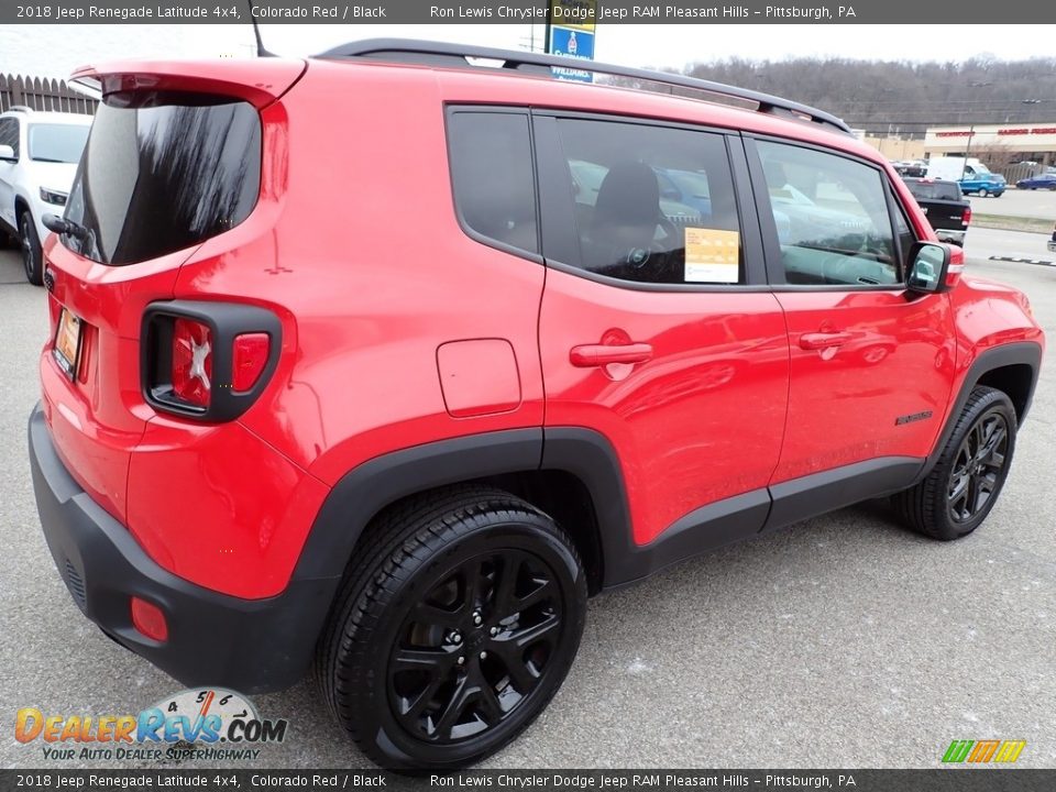 2018 Jeep Renegade Latitude 4x4 Colorado Red / Black Photo #6