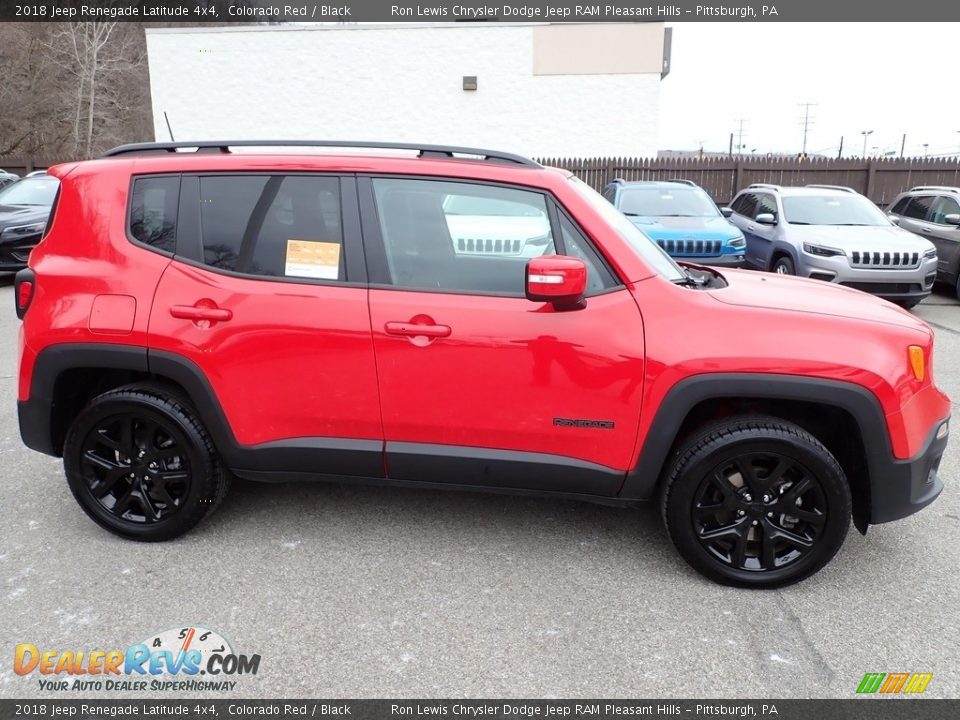 2018 Jeep Renegade Latitude 4x4 Colorado Red / Black Photo #7