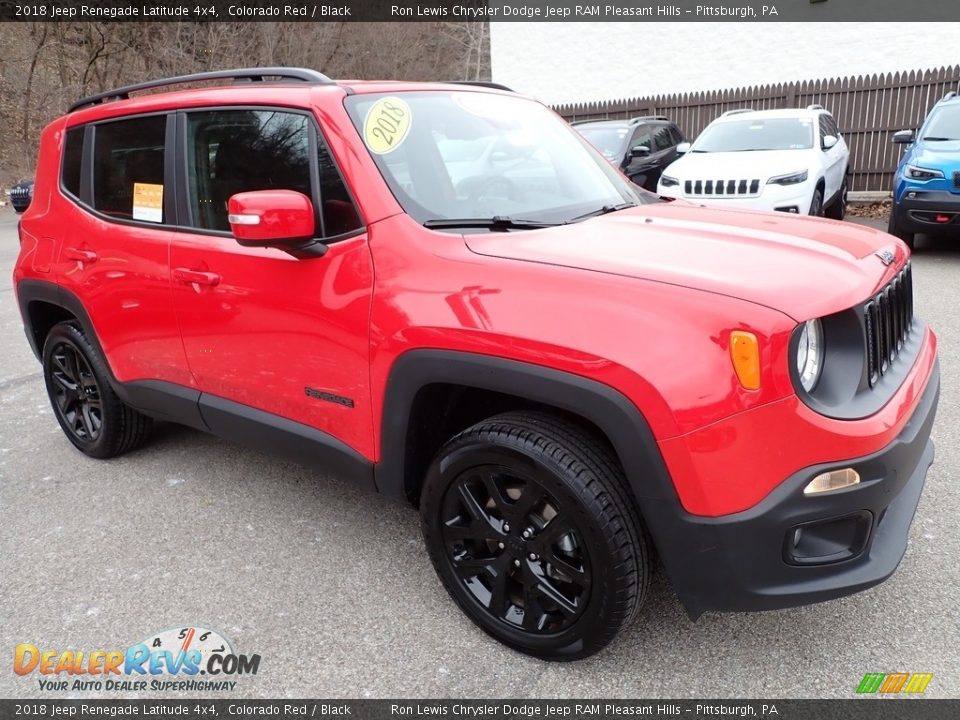 2018 Jeep Renegade Latitude 4x4 Colorado Red / Black Photo #8