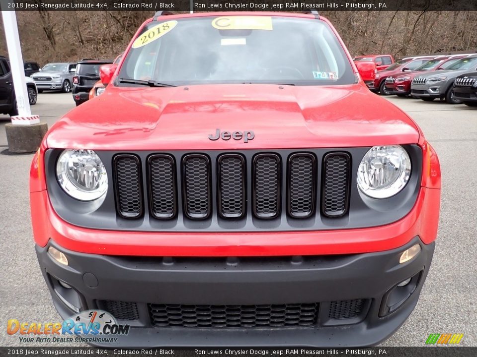 2018 Jeep Renegade Latitude 4x4 Colorado Red / Black Photo #9