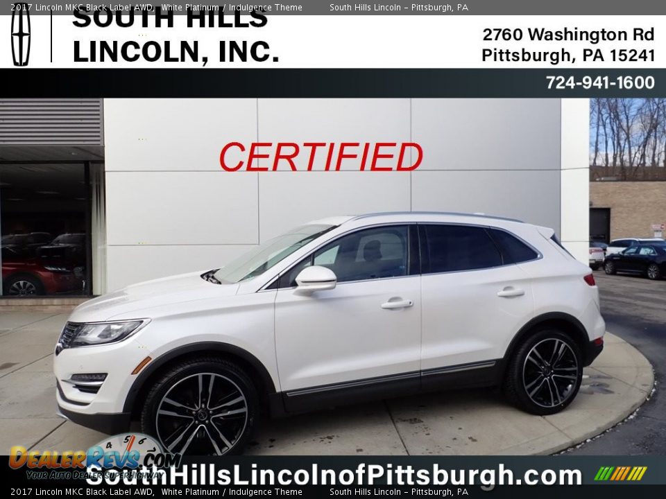 2017 Lincoln MKC Black Label AWD White Platinum / Indulgence Theme Photo #1