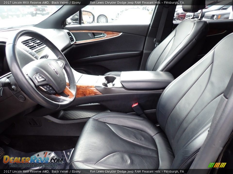 2017 Lincoln MKX Reserve AWD Black Velvet / Ebony Photo #11