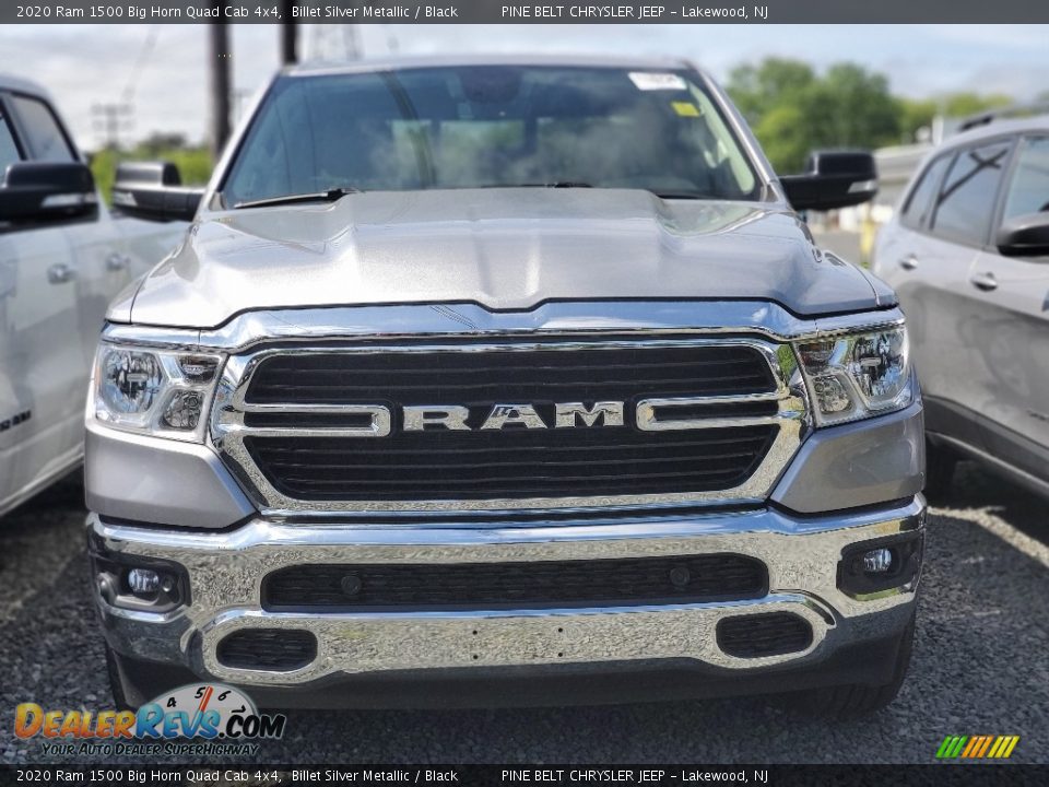 2020 Ram 1500 Big Horn Quad Cab 4x4 Billet Silver Metallic / Black Photo #2