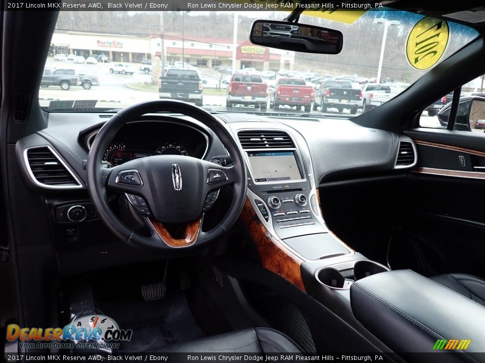 2017 Lincoln MKX Reserve AWD Black Velvet / Ebony Photo #13