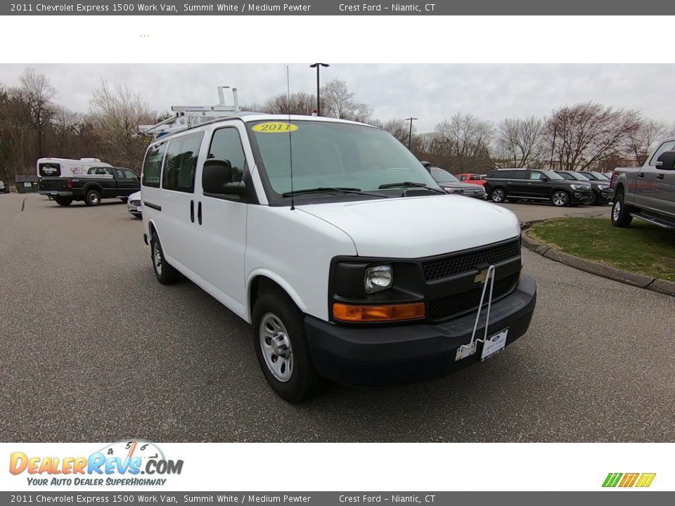 2011 Chevrolet Express 1500 Work Van Summit White / Medium Pewter Photo #1