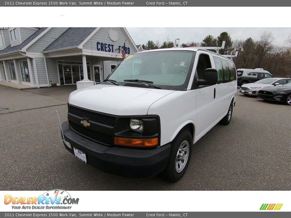 2011 Chevrolet Express 1500 Work Van Summit White / Medium Pewter Photo #3