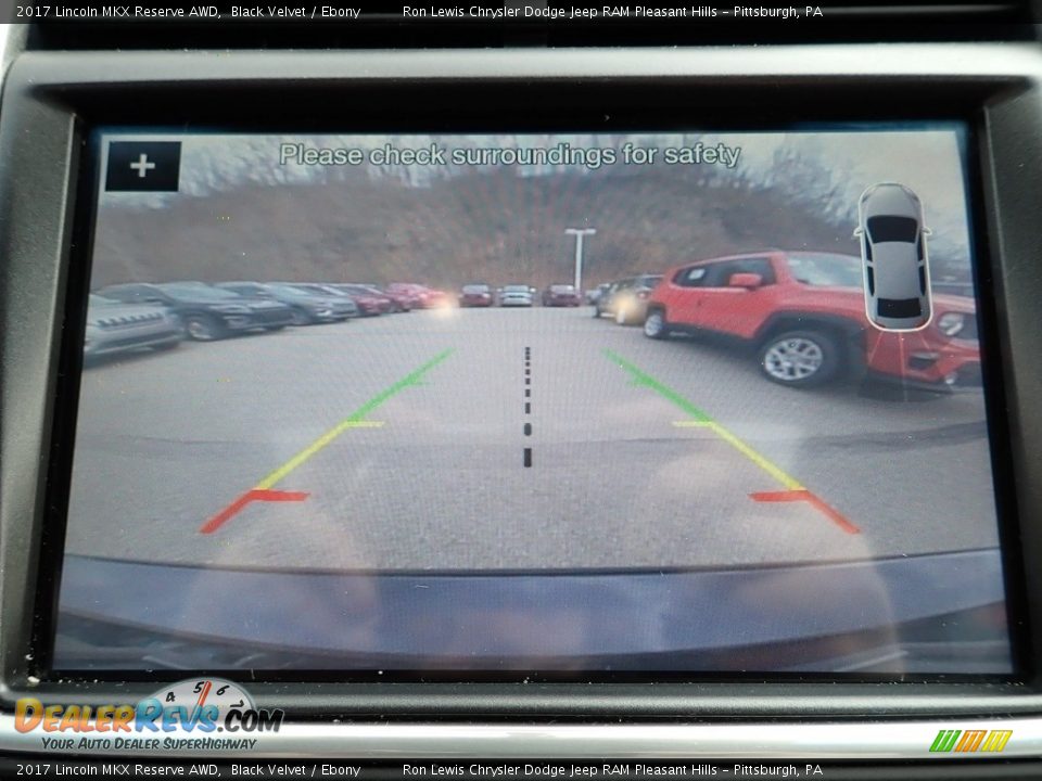 2017 Lincoln MKX Reserve AWD Black Velvet / Ebony Photo #18