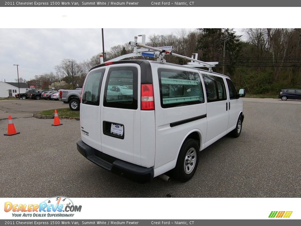 2011 Chevrolet Express 1500 Work Van Summit White / Medium Pewter Photo #7