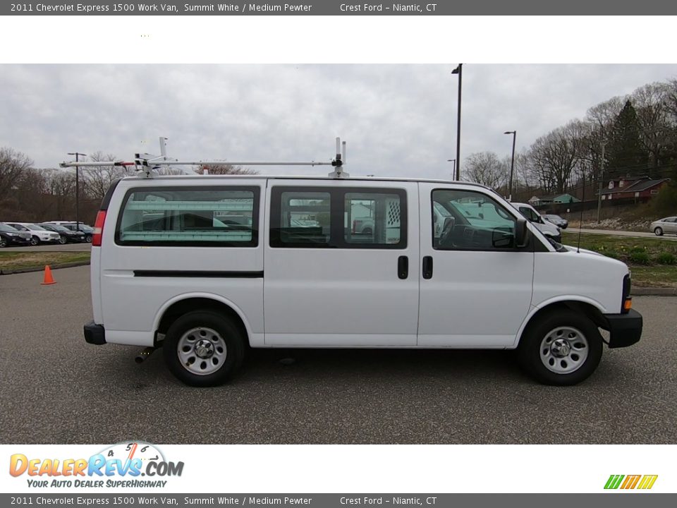 2011 Chevrolet Express 1500 Work Van Summit White / Medium Pewter Photo #8