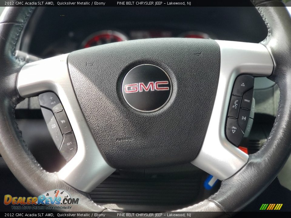 2012 GMC Acadia SLT AWD Quicksilver Metallic / Ebony Photo #9