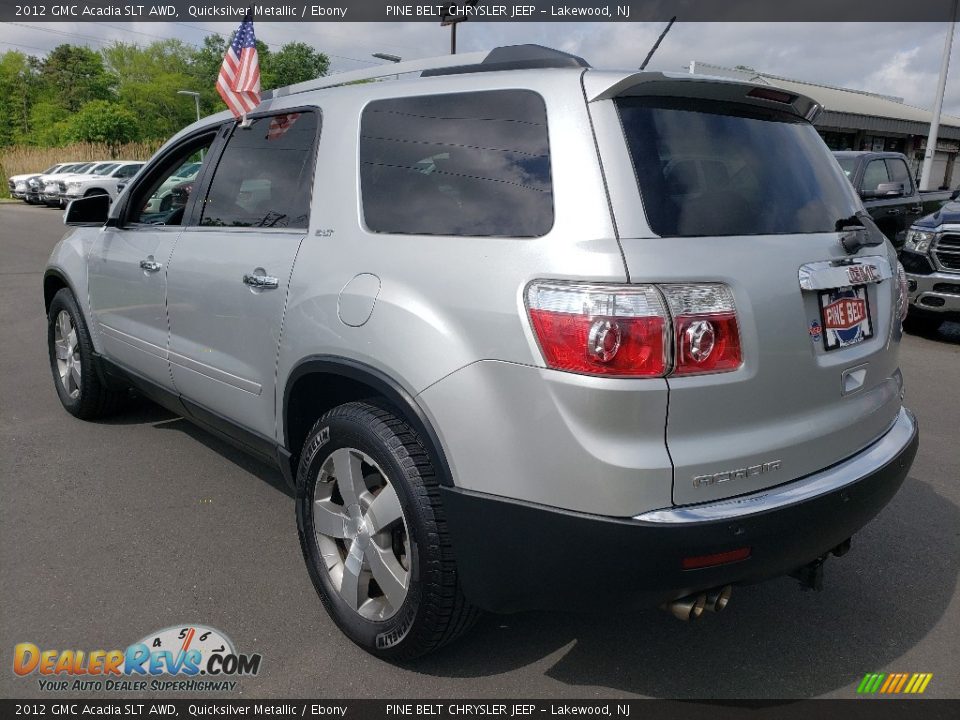 2012 GMC Acadia SLT AWD Quicksilver Metallic / Ebony Photo #15
